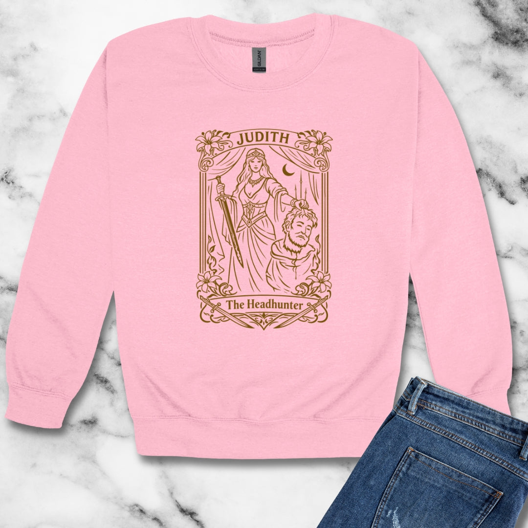 Judith & Holofernes Tarot Style Unisex Heavy Crewneck Sweatshirt