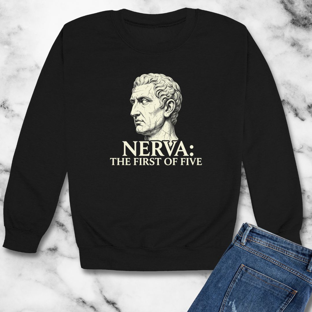 Nerva First of 5 Good Emperors Unisex Heavy Crewneck Sweatshirt