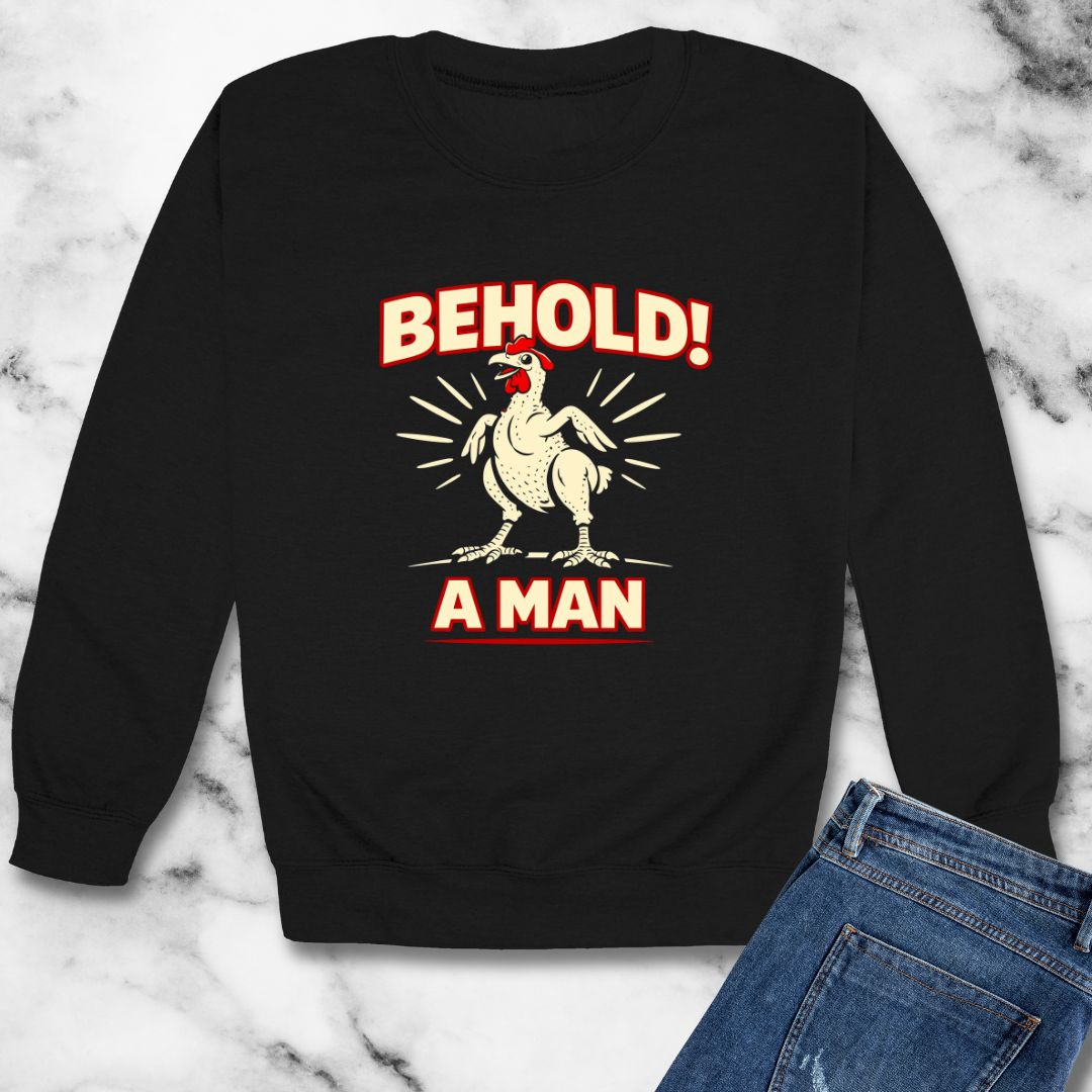 Diogenes of Sinope Behold a Man Quote Unisex Heavy Crewneck Sweatshirt