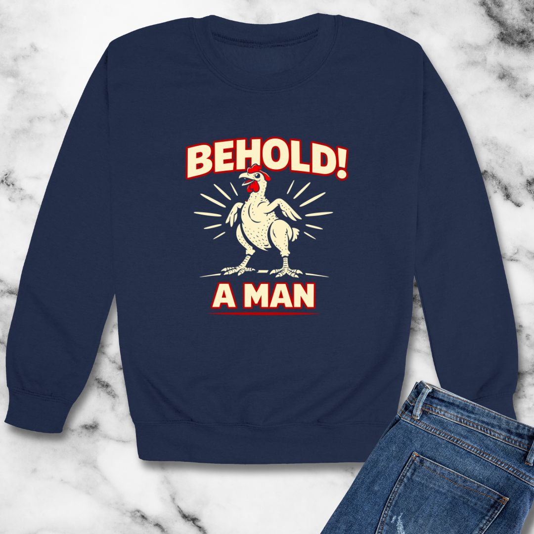 Diogenes of Sinope Behold a Man Quote Unisex Heavy Crewneck Sweatshirt