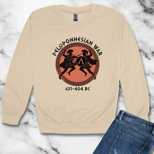 Peloponnesian War Unisex Heavy Crewneck Sweatshirt