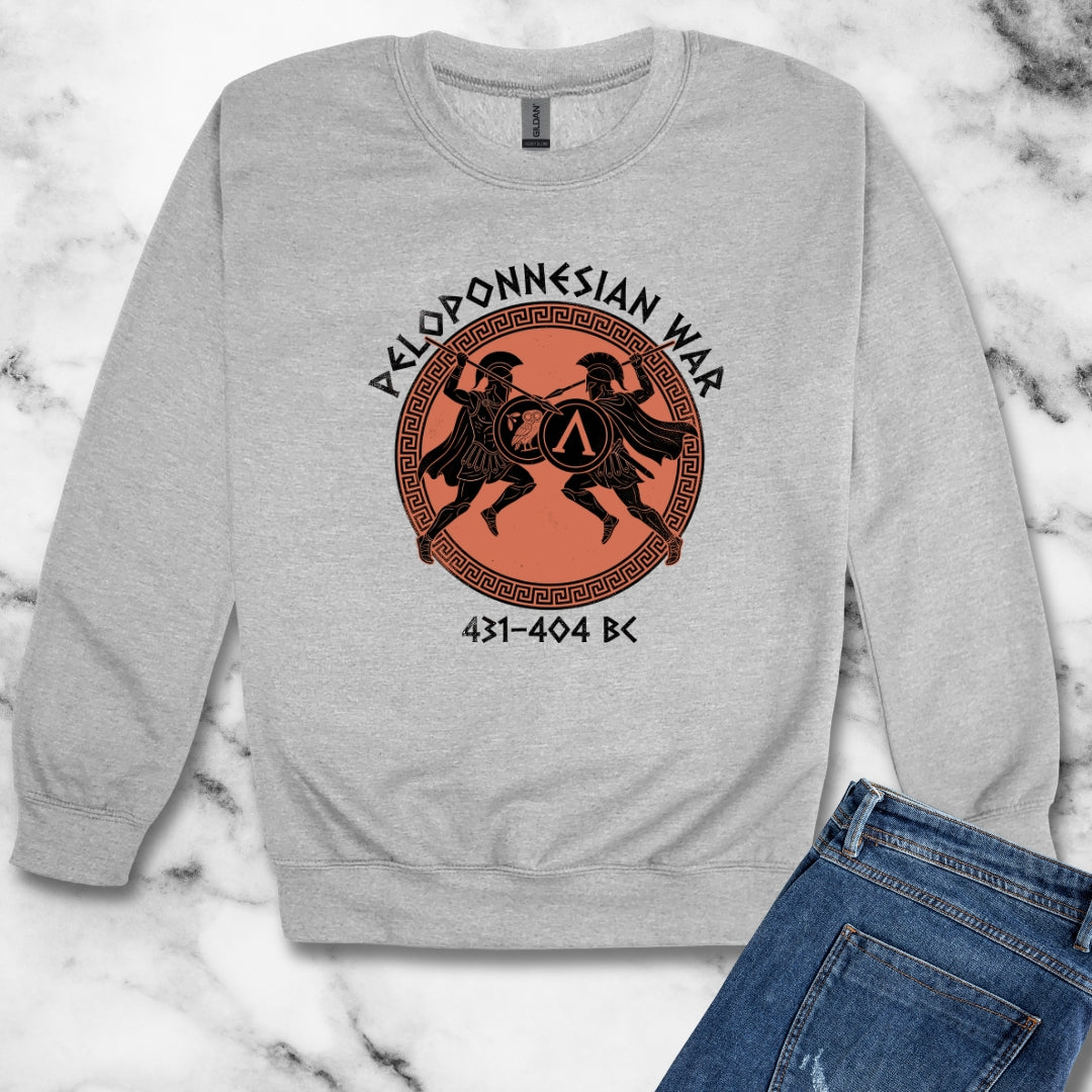 Peloponnesian War Unisex Heavy Crewneck Sweatshirt