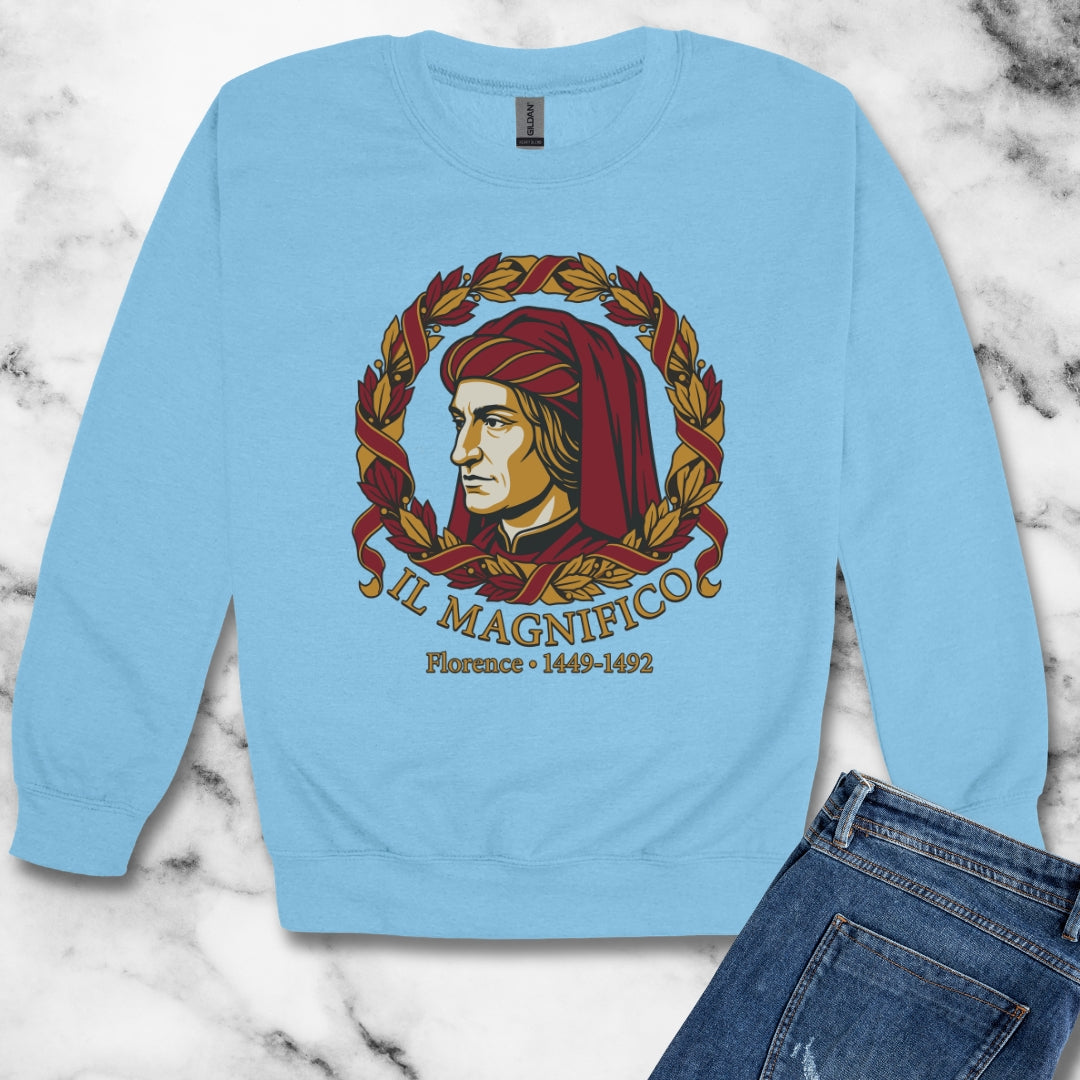 Lorenzo De Medici Il Magnifico Unisex Heavy Crewneck Sweatshirt