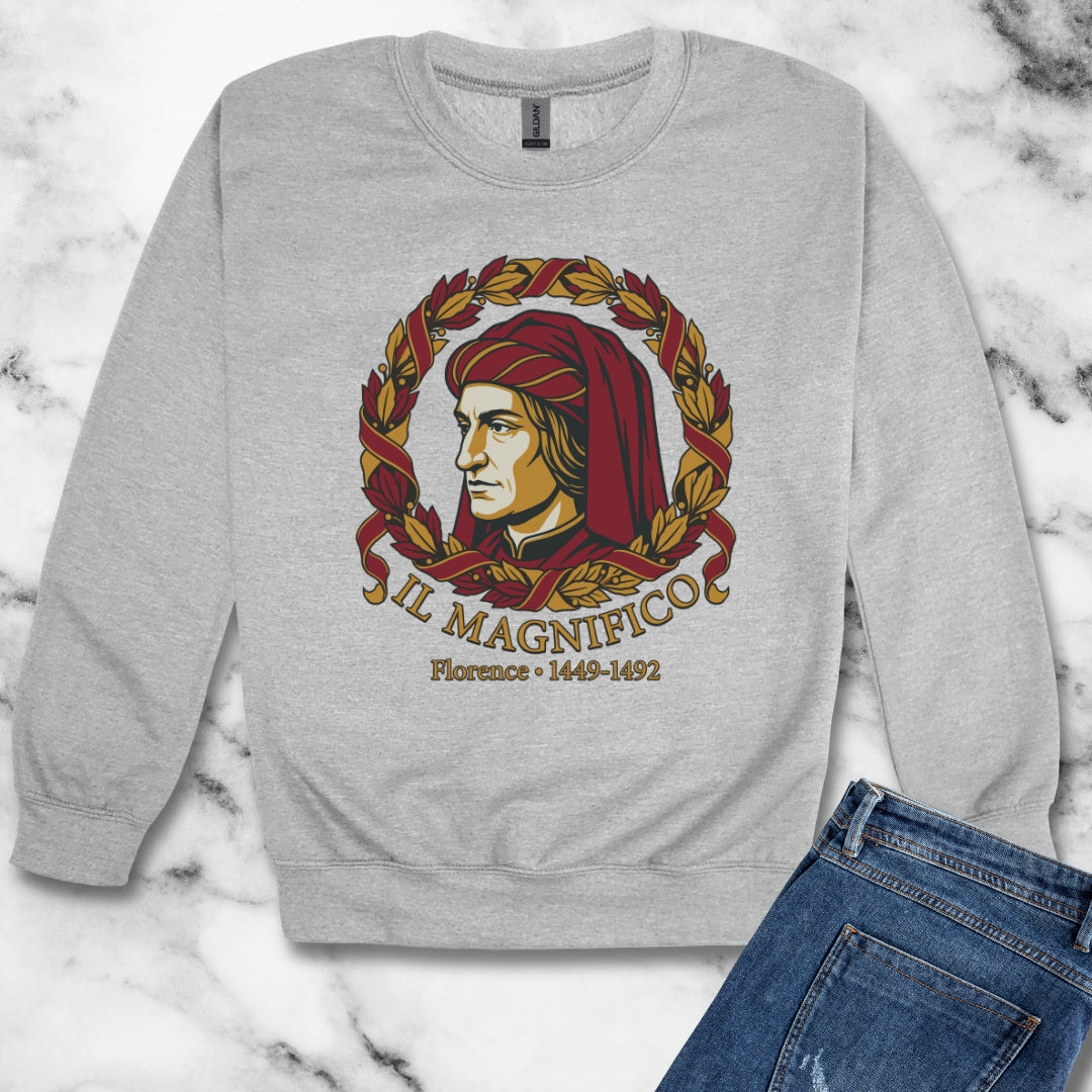 Lorenzo De Medici Il Magnifico Unisex Heavy Crewneck Sweatshirt