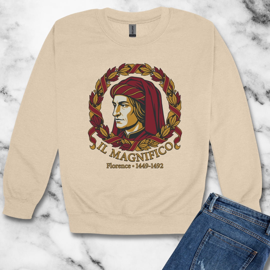 Lorenzo De Medici Il Magnifico Unisex Heavy Crewneck Sweatshirt