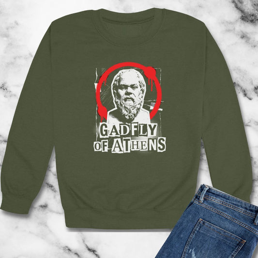 Socrates Gadlfy of Athens Unisex Heavy Crewneck Sweatshirt
