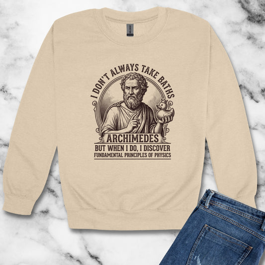 Daedalus Don't Always Build Labyrinths Nobody Escapes Unisex Heavy Crewneck Sweatshirt