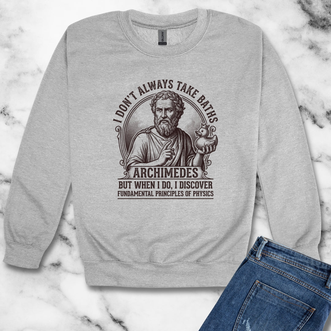 Daedalus Don't Always Build Labyrinths Nobody Escapes Unisex Heavy Crewneck Sweatshirt