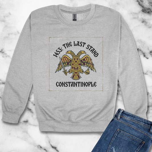 1453 Constantinople Last Stand Unisex Heavy Crewneck Sweatshirt
