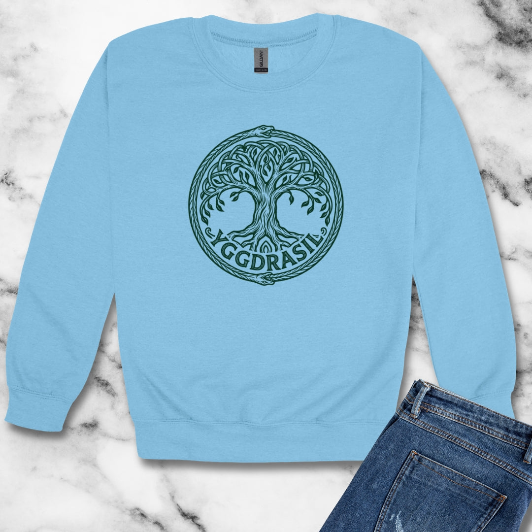 Yggdrasil Unisex Heavy Crewneck Sweatshirt