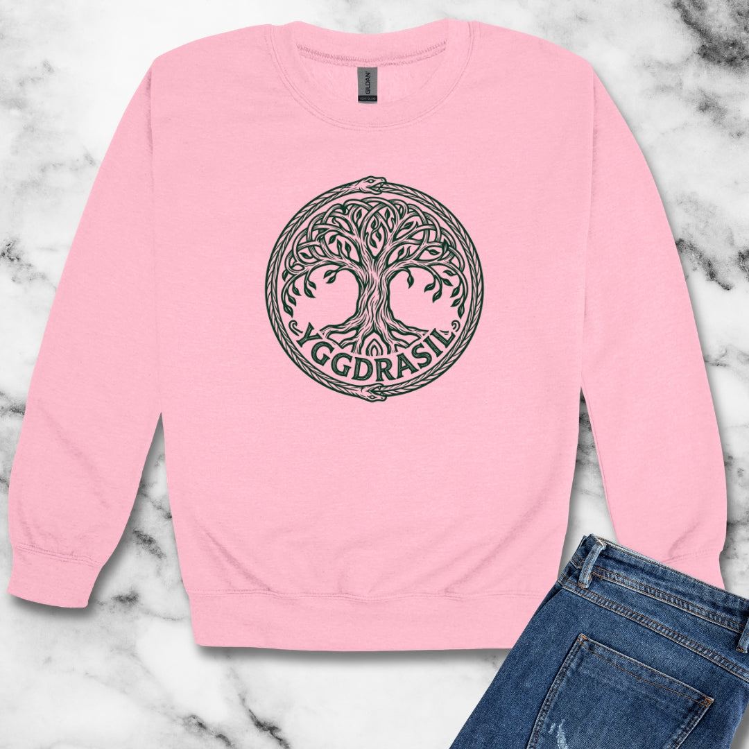 Yggdrasil Unisex Heavy Crewneck Sweatshirt