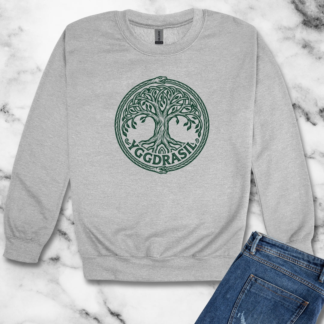 Yggdrasil Unisex Heavy Crewneck Sweatshirt