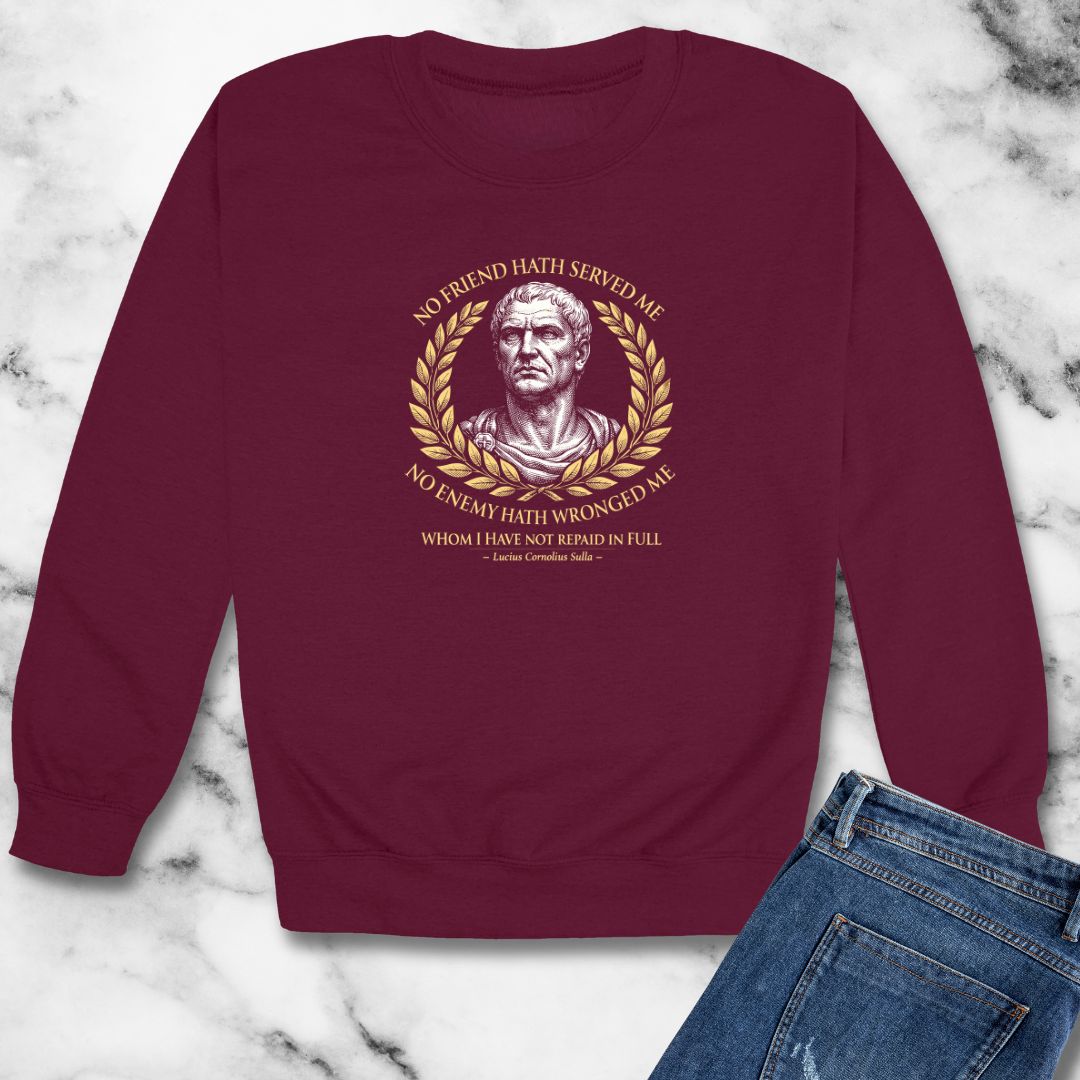 Sulla Quote Paid in Full  Unisex Heavy Crewneck Sweatshirt