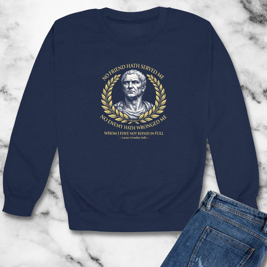 Sulla Quote Paid in Full  Unisex Heavy Crewneck Sweatshirt