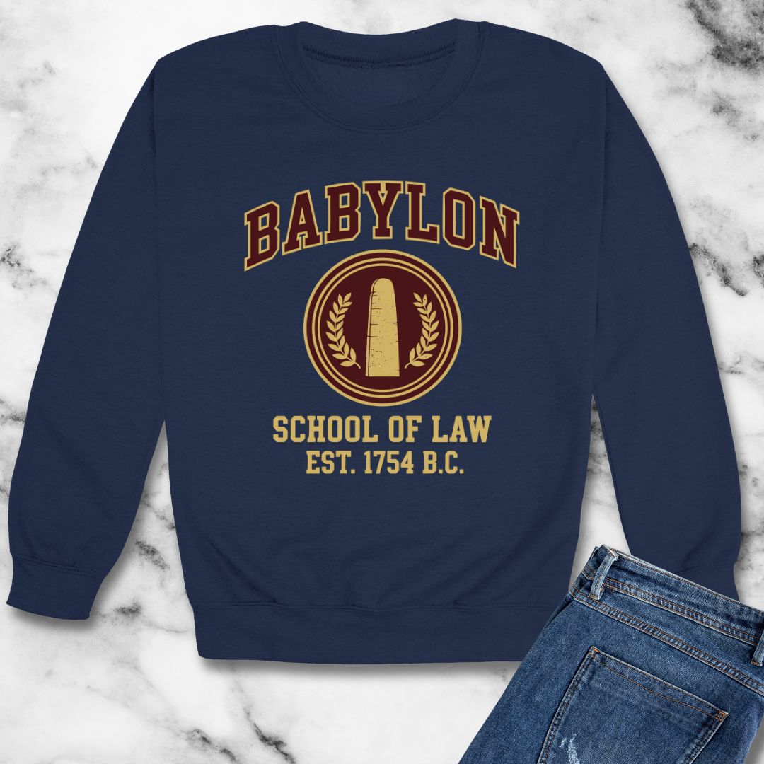 Babylon School of Law Unisex Heavy Crewneck Sweatshirt