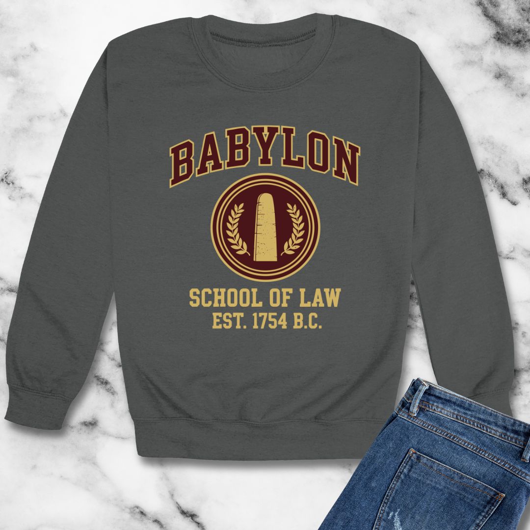Babylon School of Law Unisex Heavy Crewneck Sweatshirt