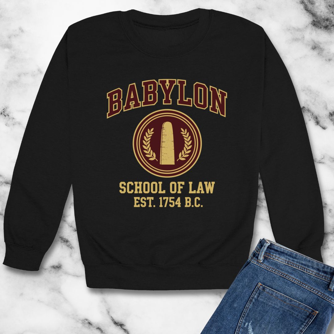 Babylon School of Law Unisex Heavy Crewneck Sweatshirt