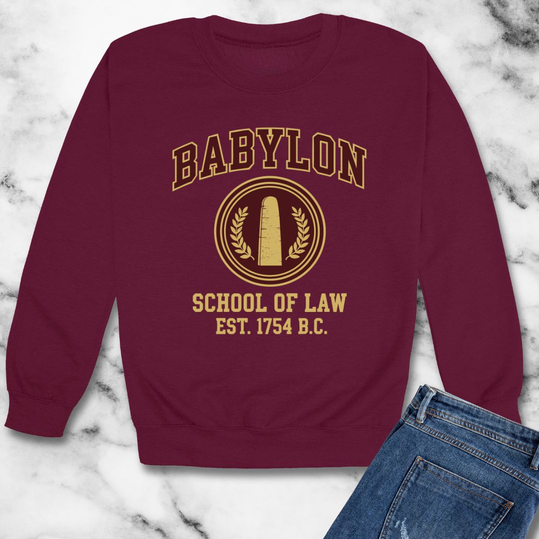 Babylon School of Law Unisex Heavy Crewneck Sweatshirt