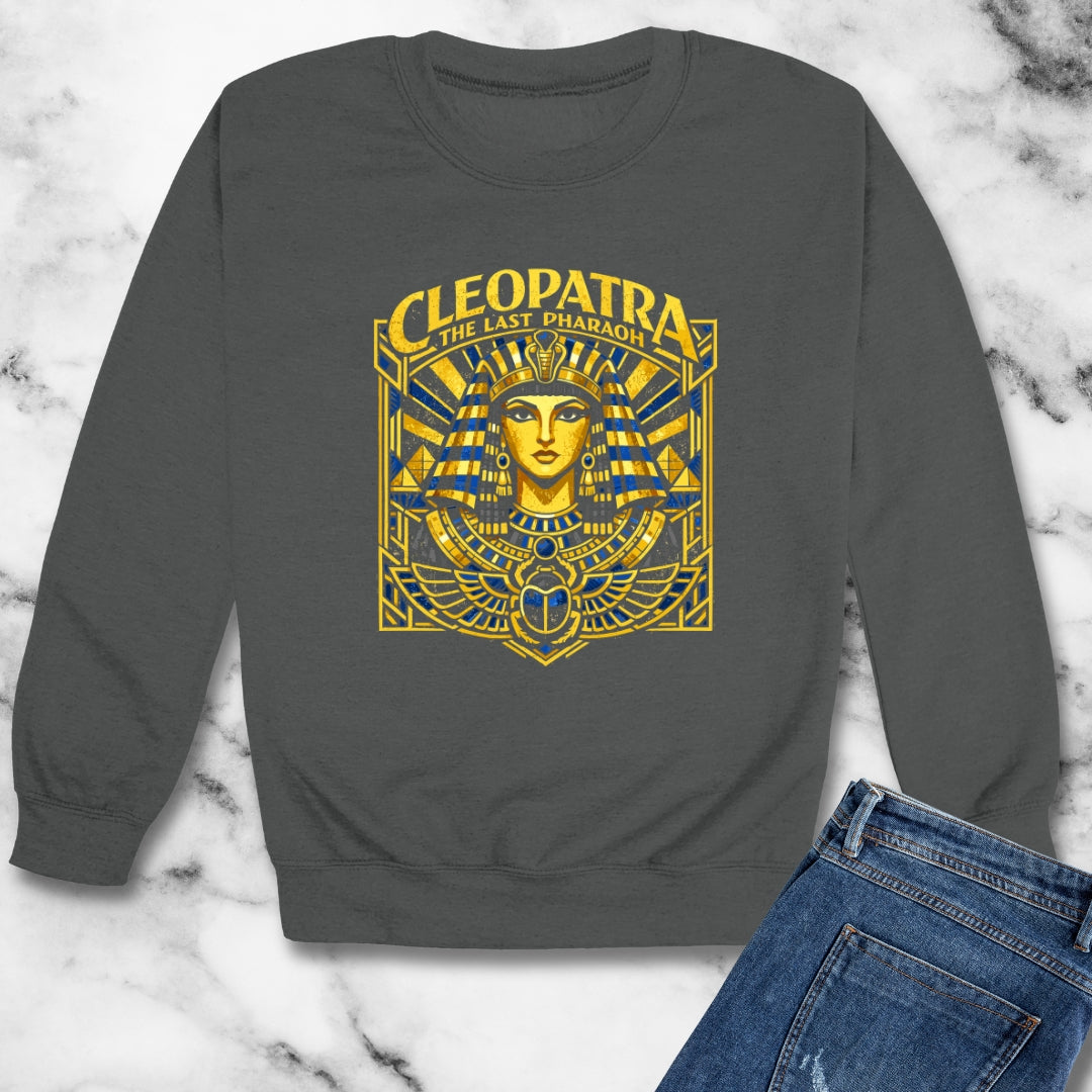 Cleopatra Last Pharoah Unisex Heavy Crewneck Sweatshirt