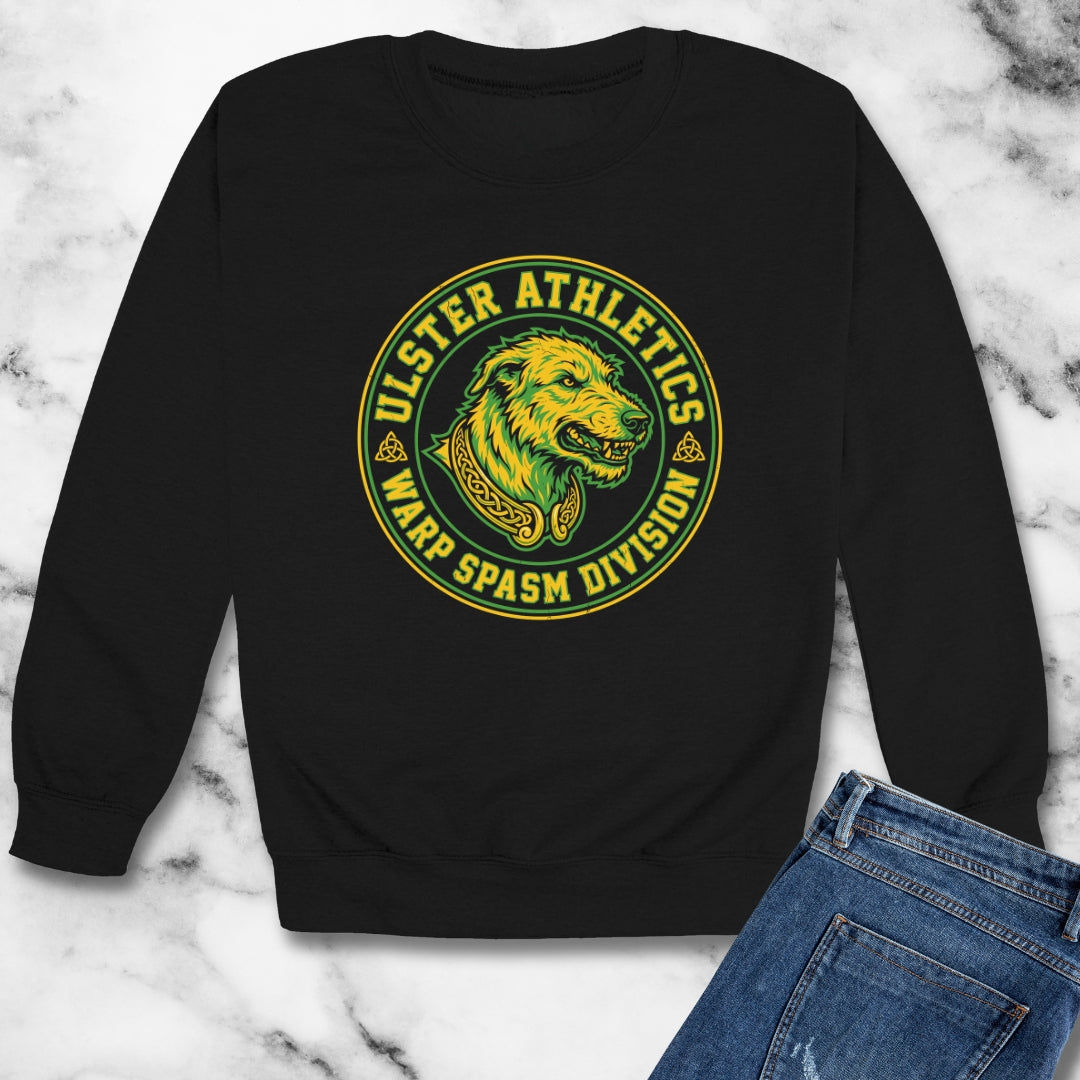Cu Chulainna Warp Spasm Unisex Heavy Crewneck Sweatshirt