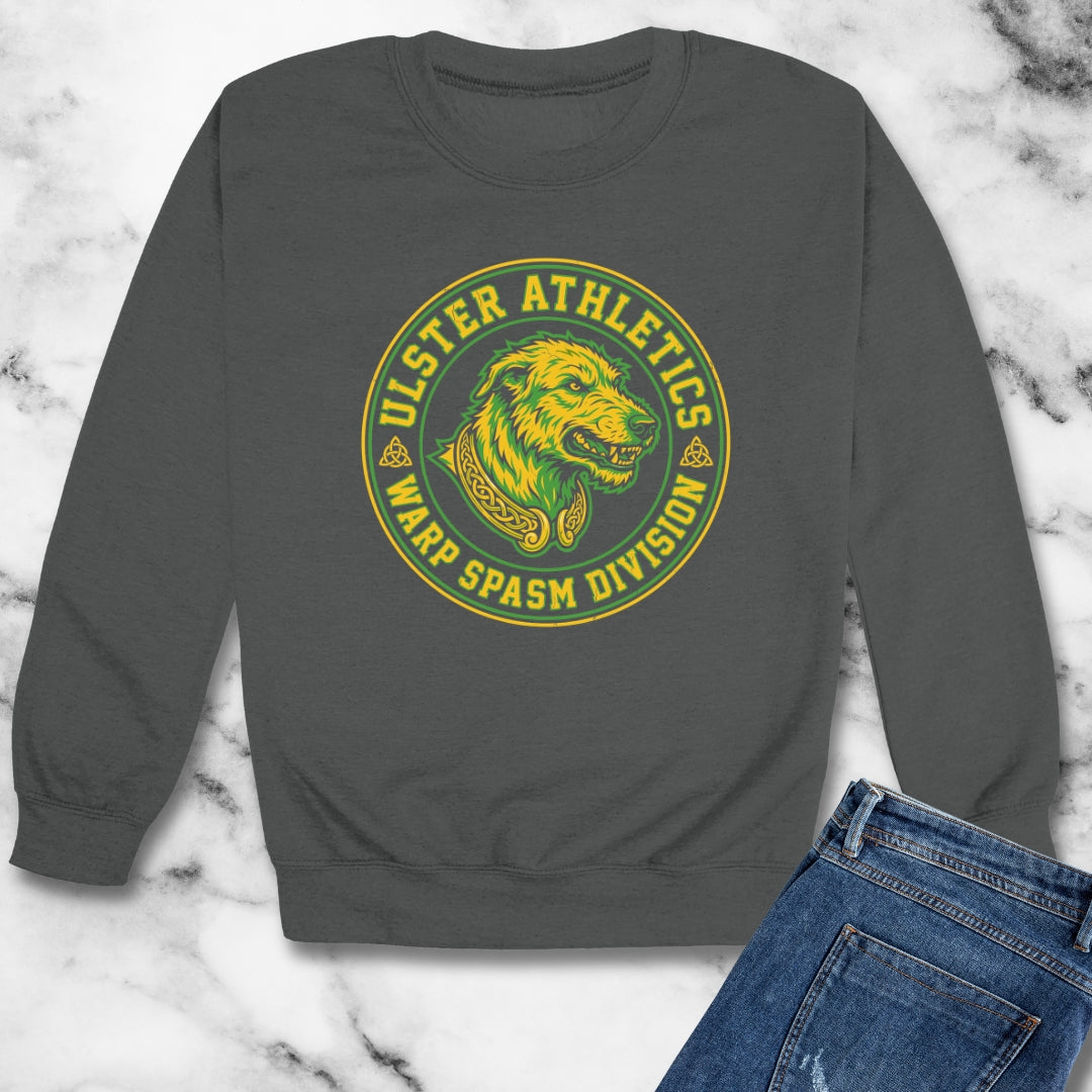 Cu Chulainna Warp Spasm Unisex Heavy Crewneck Sweatshirt