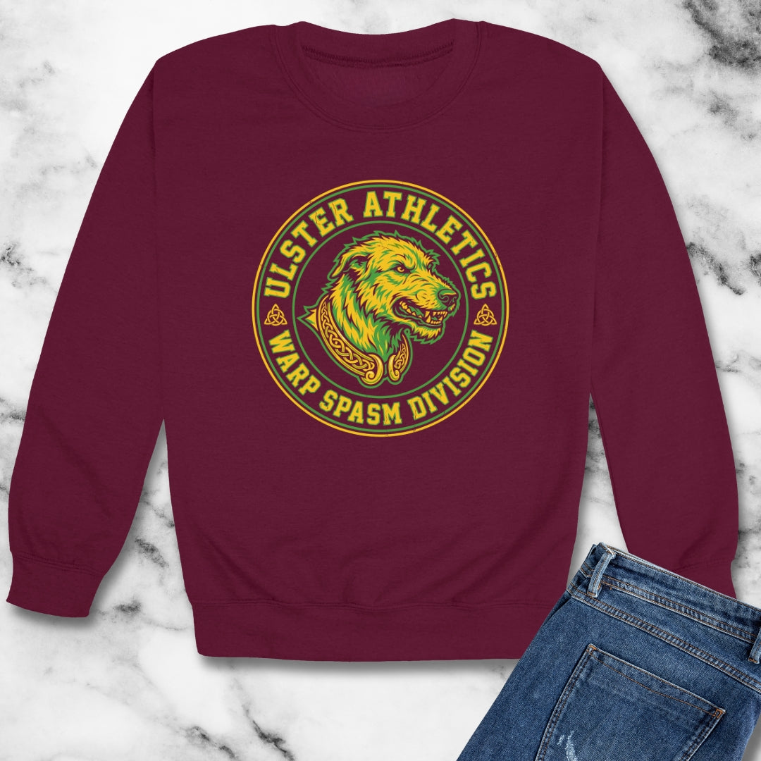 Cu Chulainna Warp Spasm Unisex Heavy Crewneck Sweatshirt