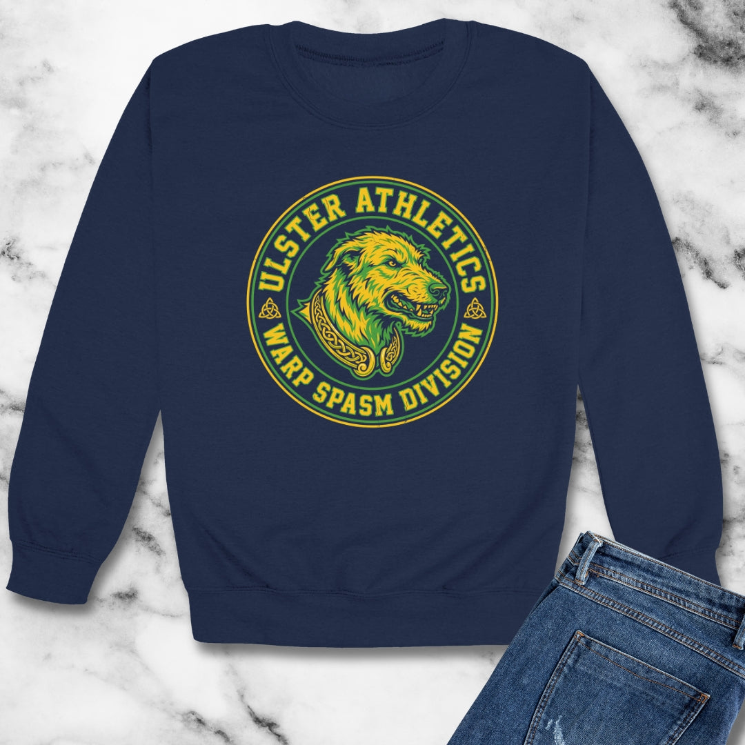 Cu Chulainna Warp Spasm Unisex Heavy Crewneck Sweatshirt