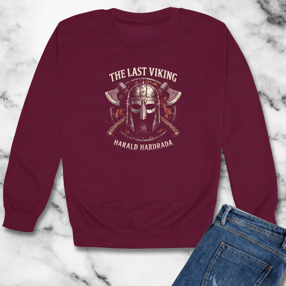 Harald Hardrada the Last Viking Unisex Heavy Crewneck Sweatshirt