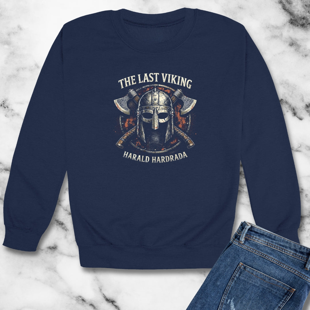 Harald Hardrada the Last Viking Unisex Heavy Crewneck Sweatshirt