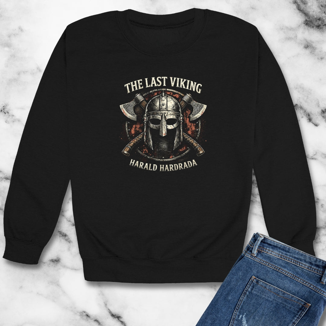 Harald Hardrada the Last Viking Unisex Heavy Crewneck Sweatshirt
