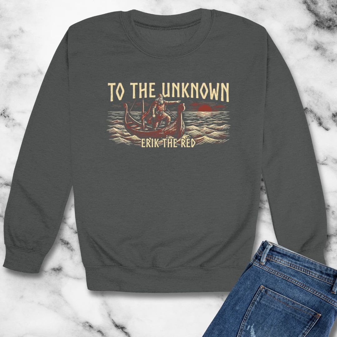 Erik the Red Into the Unknown Unisex Heavy Crewneck Sweatshirt