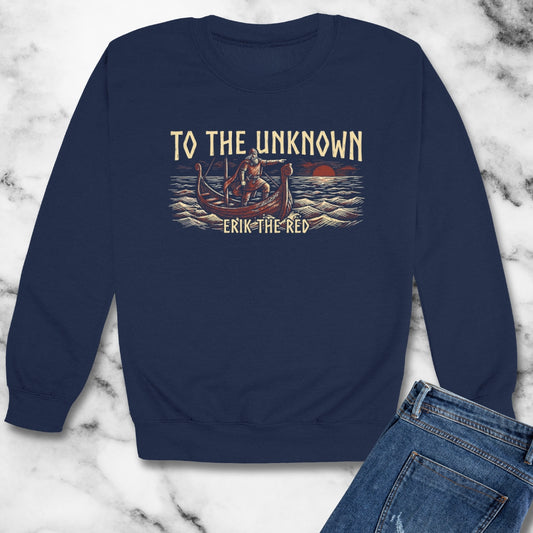 Erik the Red Into the Unknown Unisex Heavy Crewneck Sweatshirt