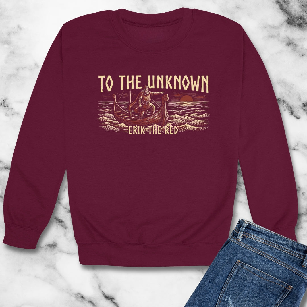 Erik the Red Into the Unknown Unisex Heavy Crewneck Sweatshirt
