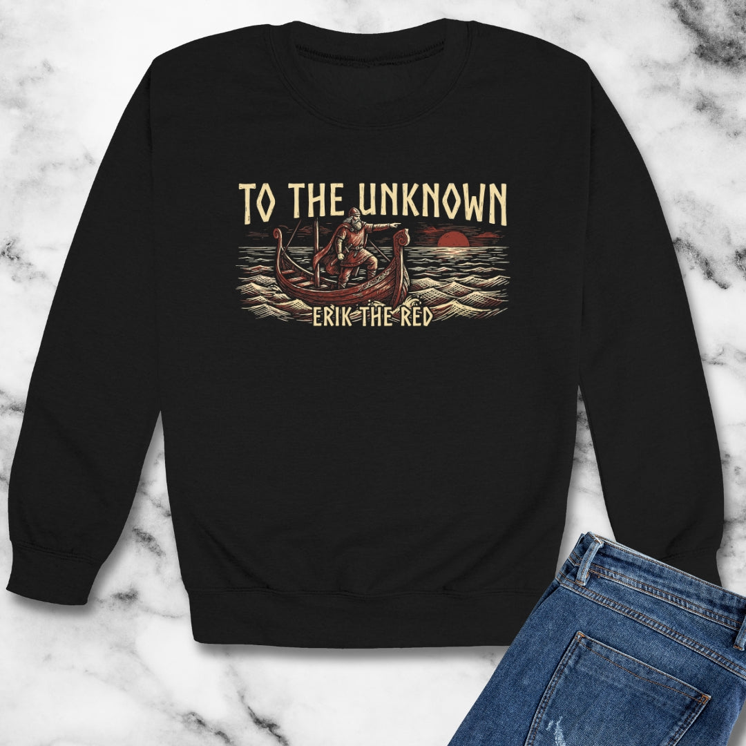 Erik the Red Into the Unknown Unisex Heavy Crewneck Sweatshirt