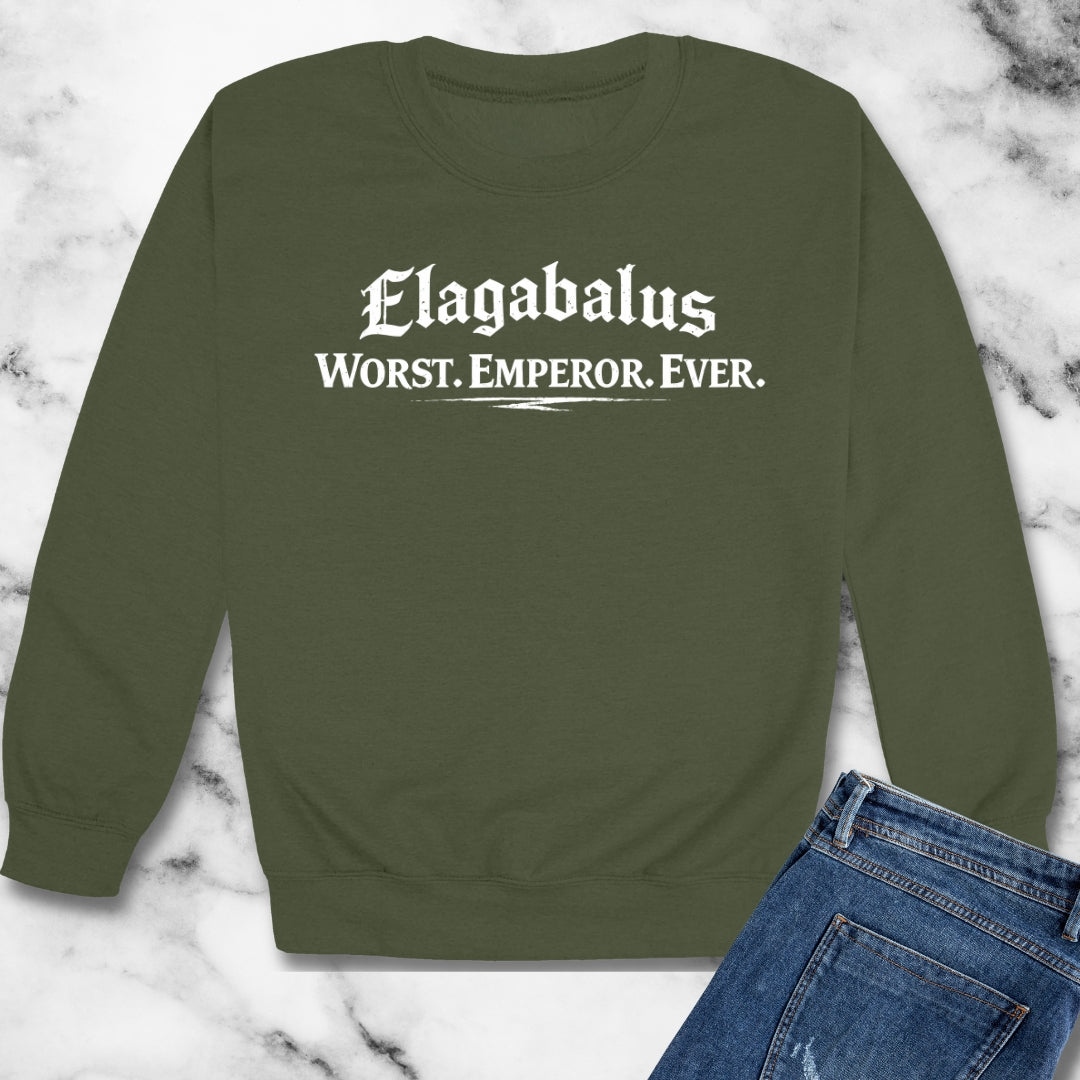 Elagabalus Worst Emperor Ever Unisex Heavy Crewneck Sweatshirt