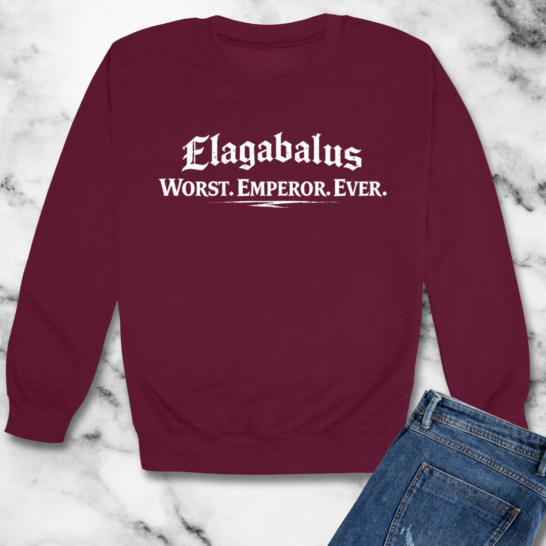 Elagabalus Worst Emperor Ever Unisex Heavy Crewneck Sweatshirt