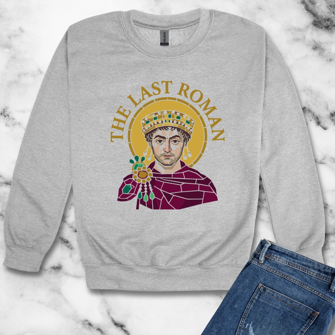 Justinian Last Roman Emperor Unisex Heavy Crewneck Sweatshirt