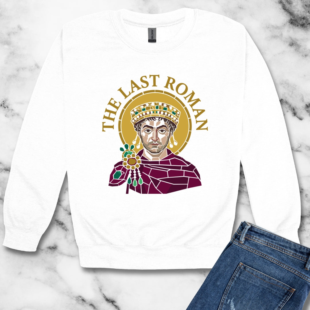 Justinian Last Roman Emperor Unisex Heavy Crewneck Sweatshirt