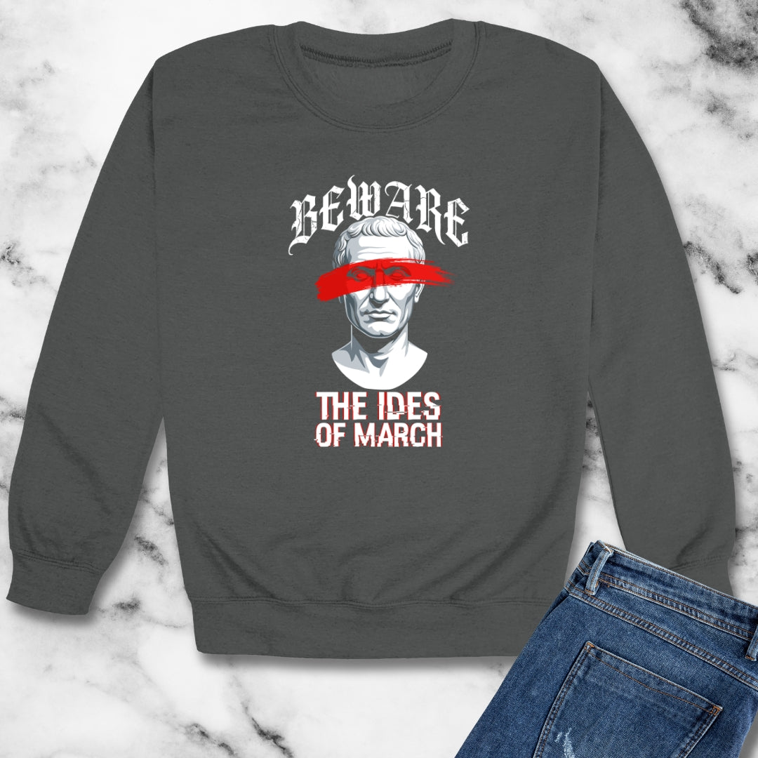 Beware the Ides of March Unisex Heavy Crewneck Sweatshirt