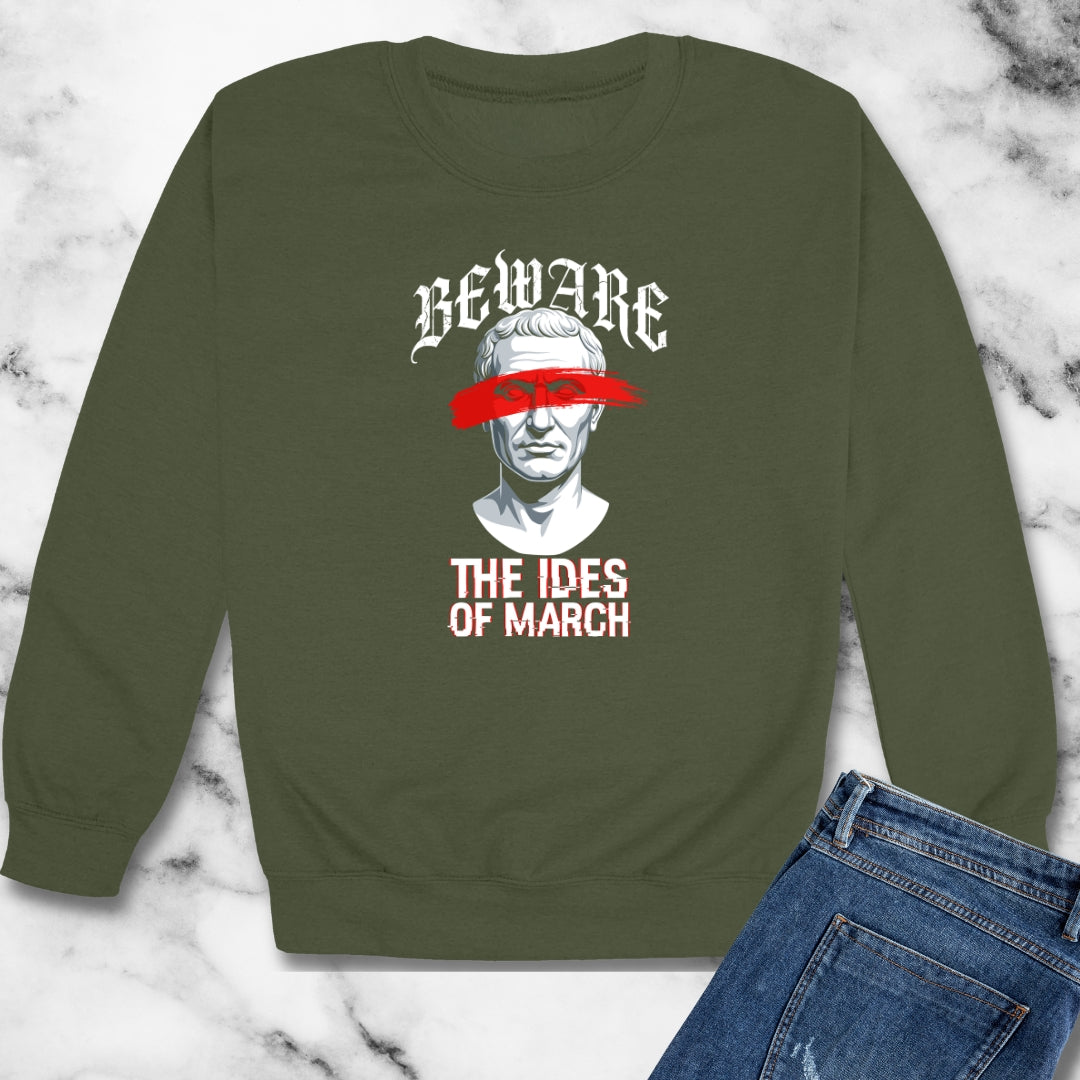 Beware the Ides of March Unisex Heavy Crewneck Sweatshirt