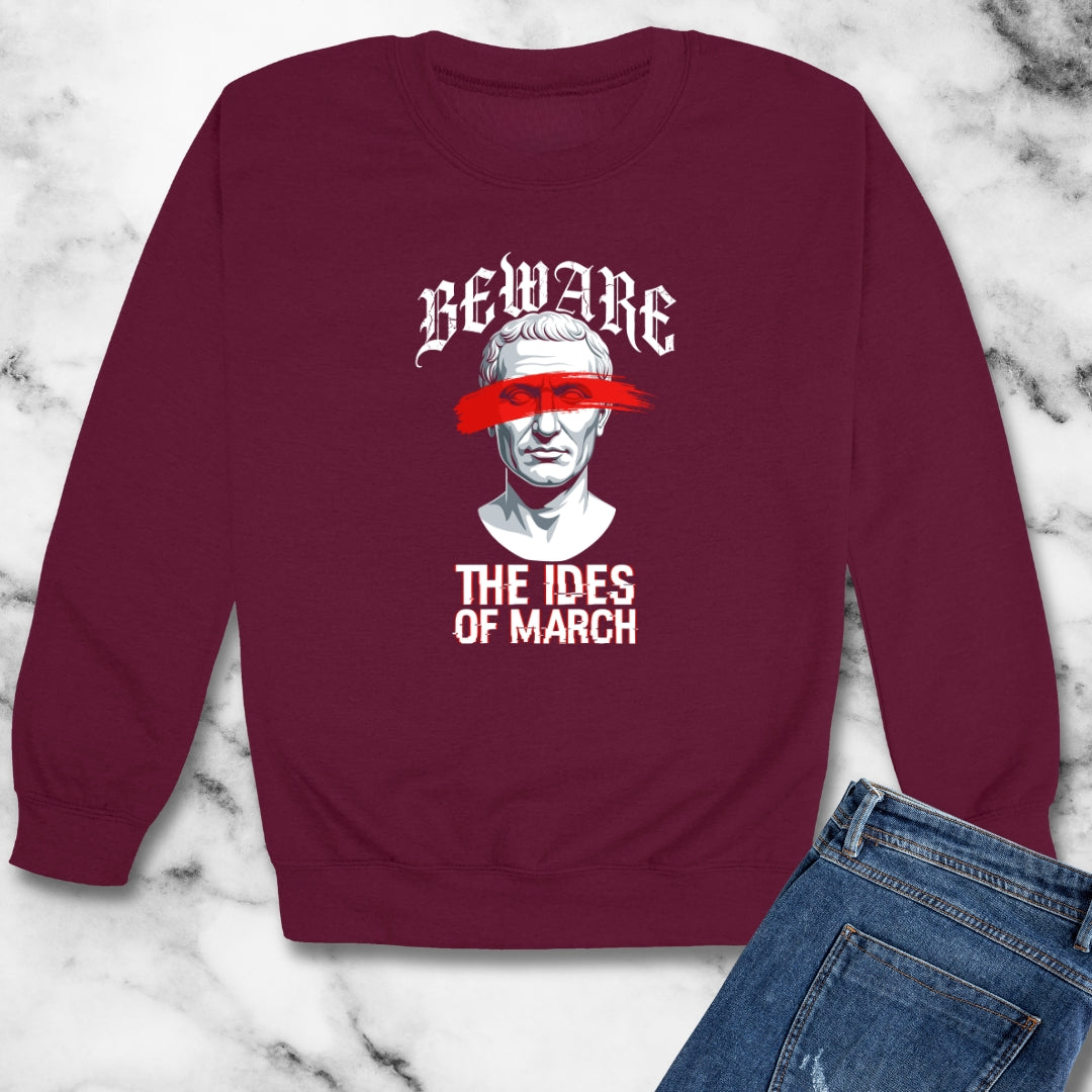 Beware the Ides of March Unisex Heavy Crewneck Sweatshirt