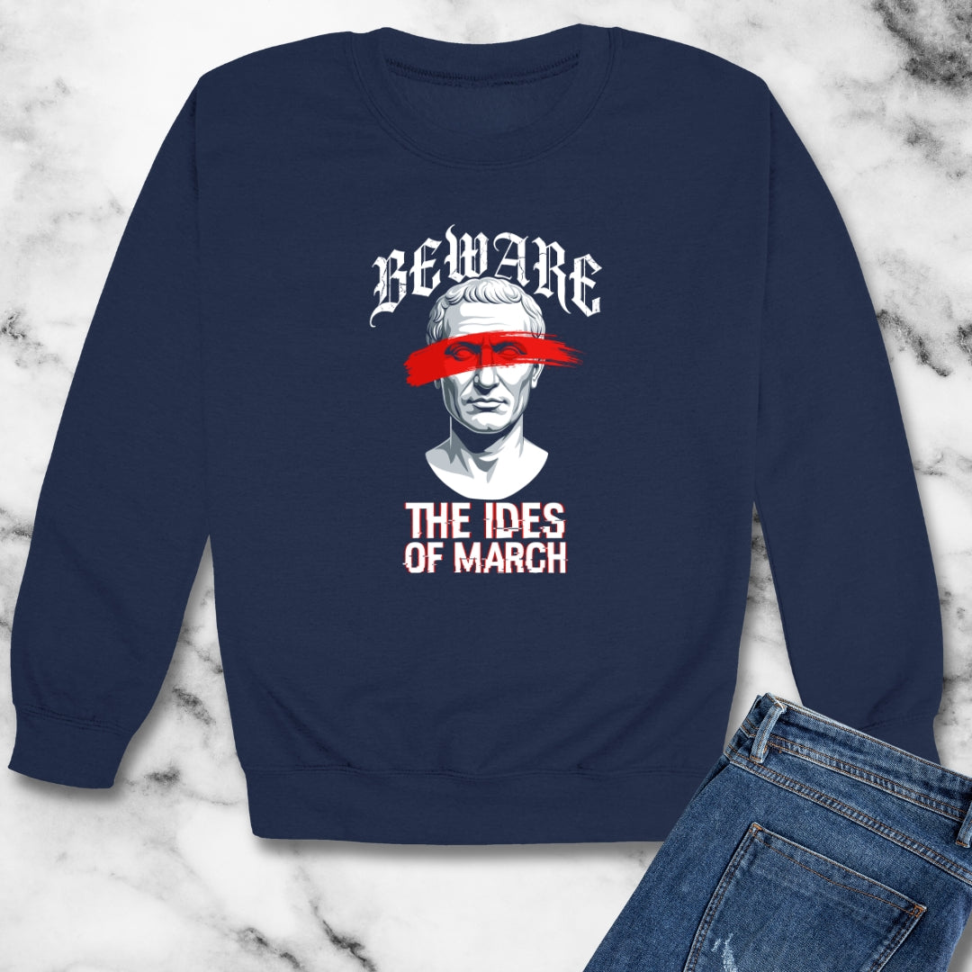 Beware the Ides of March Unisex Heavy Crewneck Sweatshirt