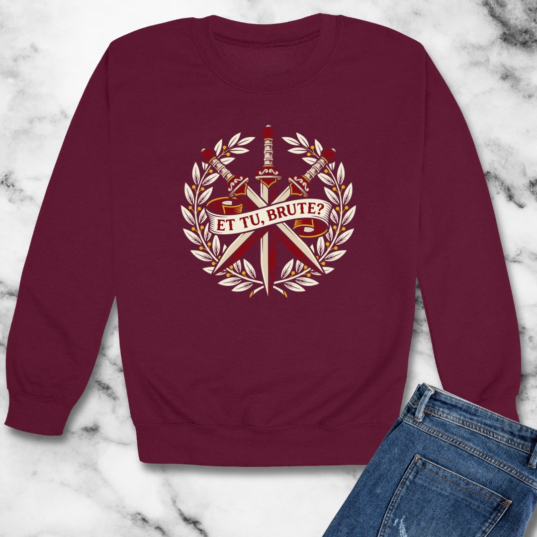 Et Tu Brute Unisex Heavy Crewneck Sweatshirt