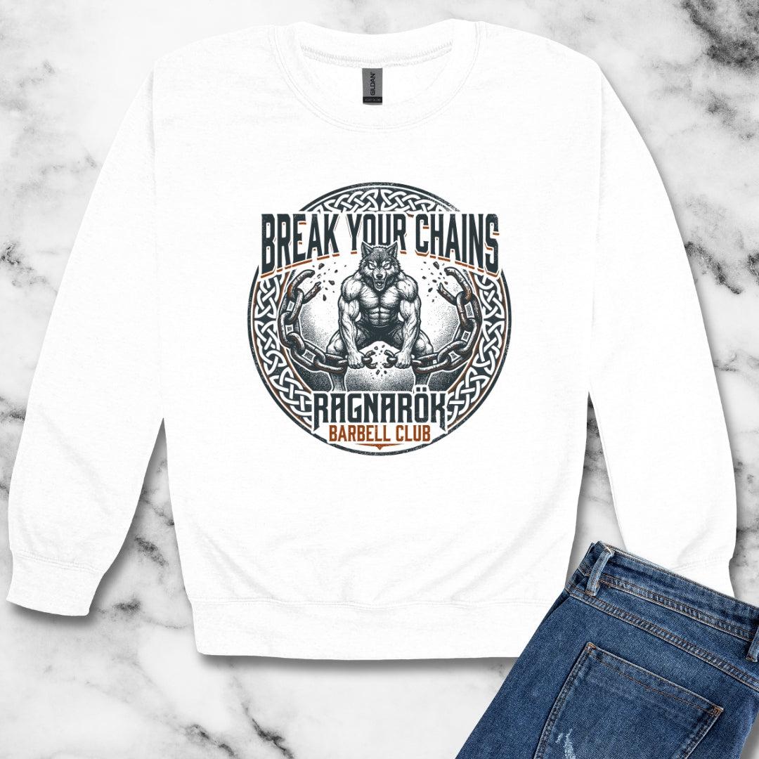 Fenrir Norse Hound Fitness Unisex Heavy Crewneck Sweatshirt