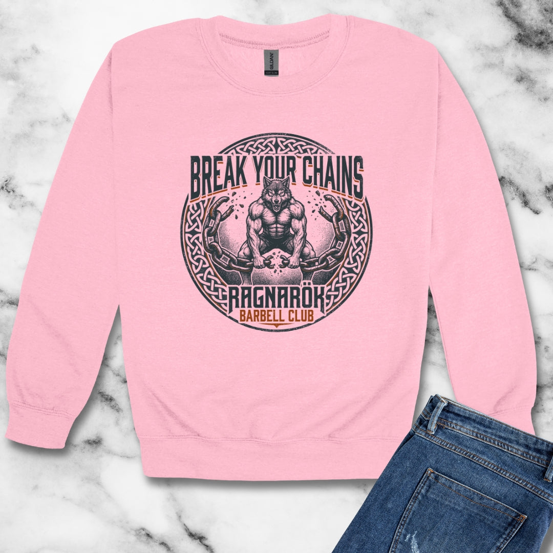 Fenrir Norse Hound Fitness Unisex Heavy Crewneck Sweatshirt