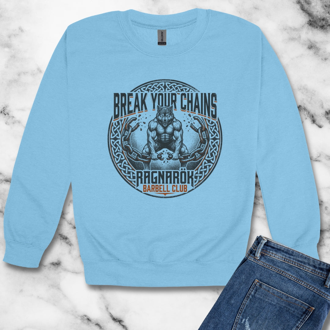 Fenrir Norse Hound Fitness Unisex Heavy Crewneck Sweatshirt