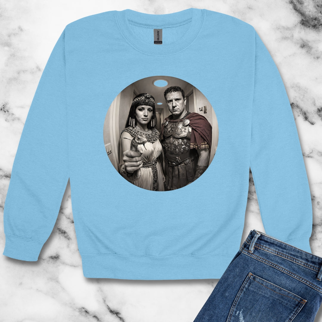 Peephole View Antony and Cleopatra Unisex Heavy Crewneck Sweatshirt