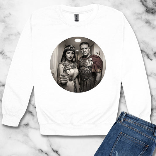 Peephole View Antony and Cleopatra Unisex Heavy Crewneck Sweatshirt