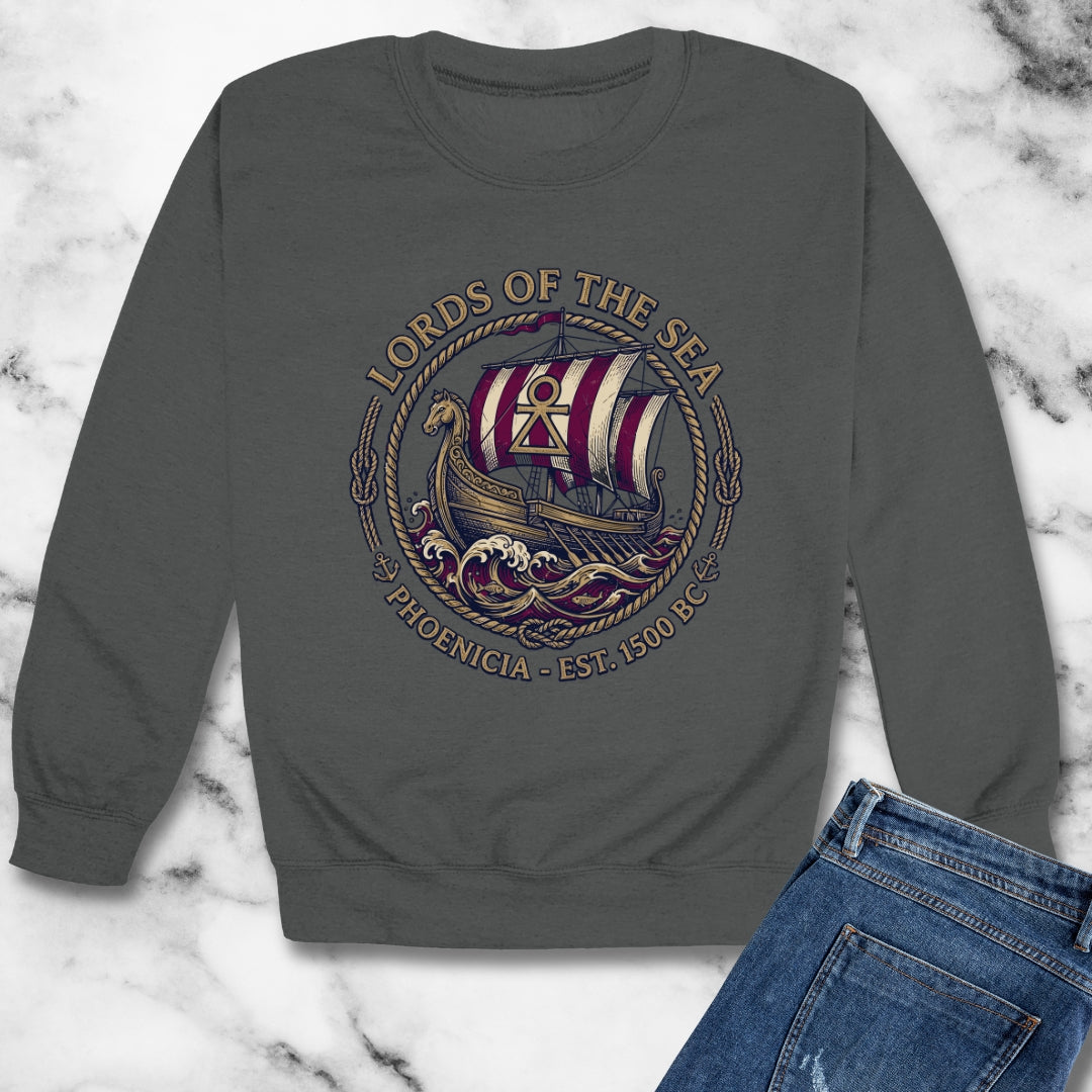Pheonicians Lords of the Seas Unisex Heavy Crewneck Sweatshirt