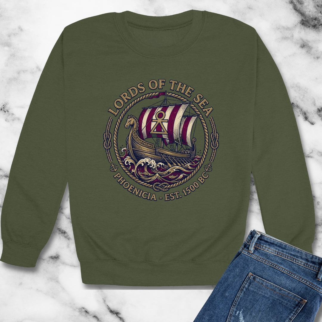 Pheonicians Lords of the Seas Unisex Heavy Crewneck Sweatshirt